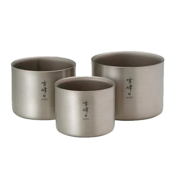 Snow Peak Titanium Mug M Series - Set