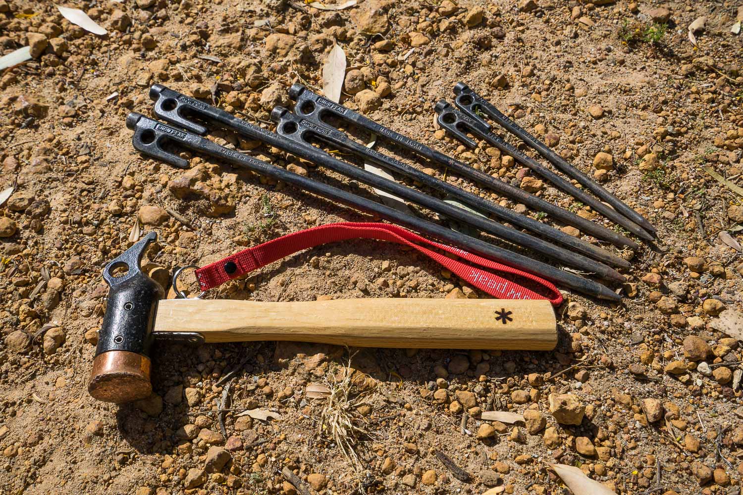 Snow Peak Hammer and Pegs • ADVENTURE CURATED